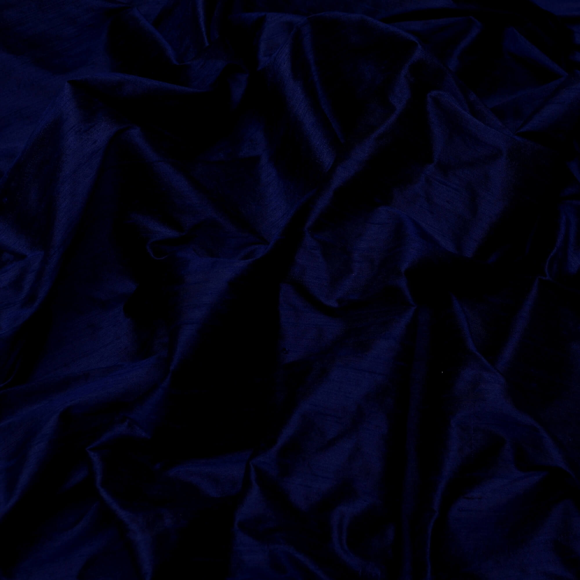 Midnight Blue Hammered Silk — Misan Store